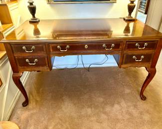 Exceptional mahogany executive desk