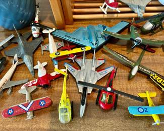 Vintage Diecast/ plastic Airplanes and more 