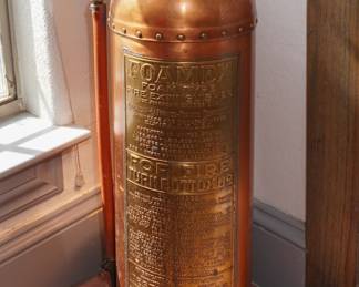 Copper and brass extinguisher