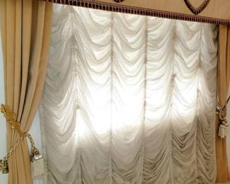 Victorian sheer curtains