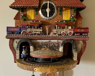 Train cuckoo clock