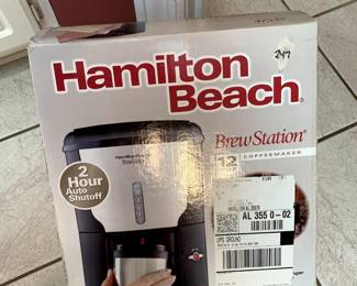 #247	Hamilton Beach Brew Station 47535	 $25.00 			
