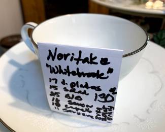#241	Noritake White brook 92 Pieces	 $130.00 			
