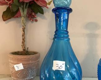 #186	Blue Aladdin Bottle 13"	 $30.00 			
