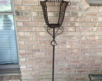 #62	Standing Metal Outdoor Candle Holder- 61" Tall	 $75.00 			
