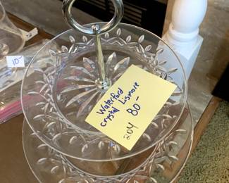 #204	Waterford 2 Tier Server Plate 10"	 $80.00 			
