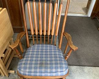 #165	Rocker with Attached Upholstered Cushion	 $45.00 			
