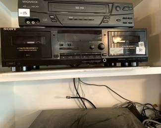 #182	Sony TCWR590 Cassette Player	 $80.00 			

