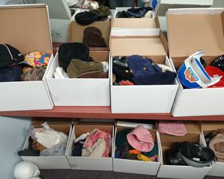 Boxes of hats