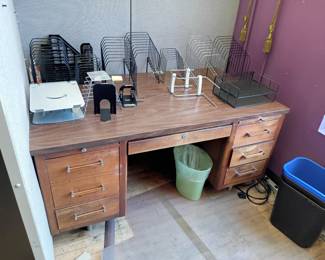 Vintage Wood Desk