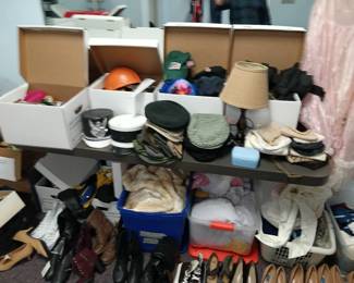 Hats, shoes, etc