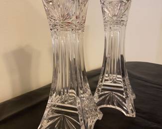 Pair Waterford Crystal Candlesticks