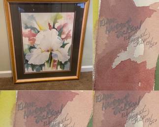 Pencil Signed Elaine Jackson Watercolour Print edition 131/250
Frame size 34 x 29