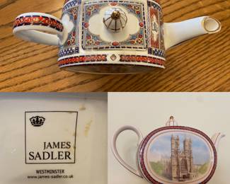 James Sadler Westminster Porcelain Teapot