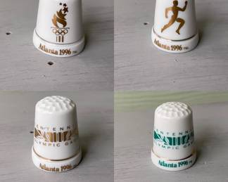 1996 Atlanta Olympic Porcelain Thimbles