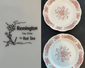 2 Salad Plates Remington Fine China by Red Sea