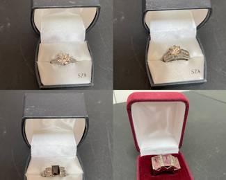 Fashion CZ’s Rings size 8