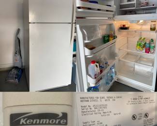 White Kenmore Fridge