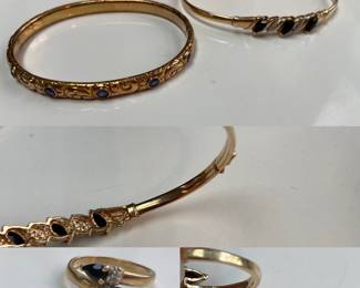 14 Kt Yellow Gold Bracelet & Matching Ring