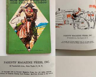 The Pony Express Vintage 1962 Hardback
