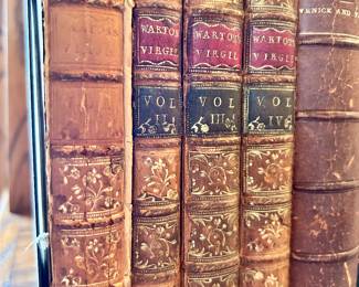 1768 copies of Warton's Works of Virgil, Vol. 1-4