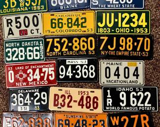 Vintage Wheaties cereal license plates/bicycle plates