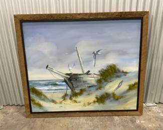 Lg Original Oil Painting by James Eichelberger