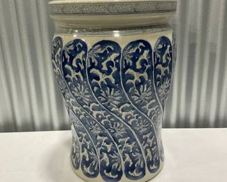 Chinese Chinoiserie Garden Stool
