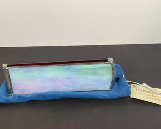 Slag Glass Kaleidascope by Artist Sherry Moser