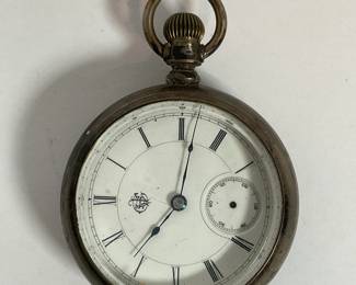 "Made expressly for the Guild" Coin Silver Pocket Watch - non running