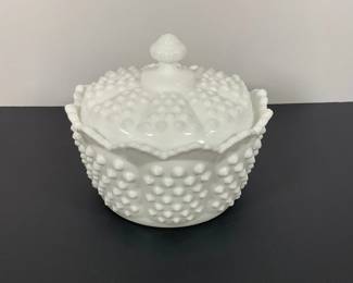 Fenton Milk Glass Hobnail