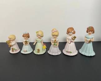 Enesco "Growing up" Porcelain Figures