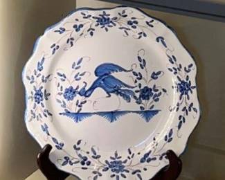 Late 19th Century French Faience Platter
