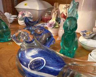 Murano Miniature Figurines