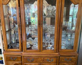 French Provincial Style China Cabinet