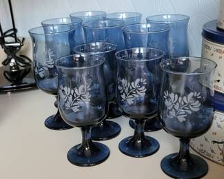 Pfaltzgraff goblets, 2 sizes