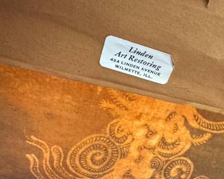 Asian Silkscreen. Signed by Artist. Photo 2 of 3.
