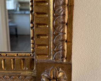 Vintage Ornate Gilt Mirror. Measures 29" x 41". Photo 2 of 2.