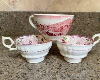 Pink Tea Cups.