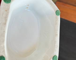 Porcelain Victorian "Fan" Vase - 2 Available. Photo 2 of 2.