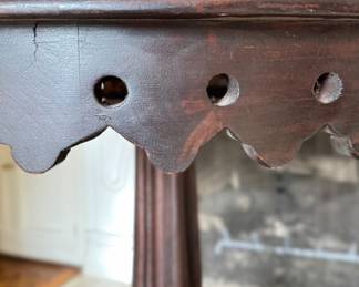 Antique Occasional Table. Paint For An Updated Look & Feel. Ask Us For Resources! Measures 30" D x 29" H. Photo 2 of 3.