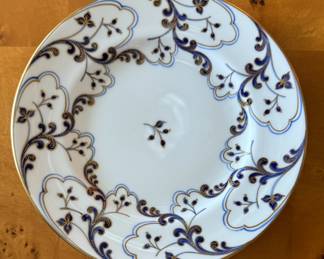 Tiffany & Co. Hand-Painted Valse Bleue Bone China. Twelve 6-Piece Place Settings. Each Set Includes Dinner, Salad, Bread & Butter, Soup, Cup & Saucer. Photo 1 of 4.