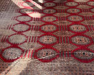 Vintage Persian Rug. Measures 13' 8" x 10'. Photo 1 of 2.