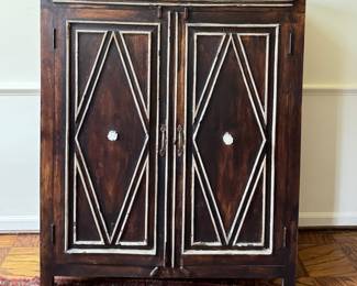 Antique Bar Cabinet. Measures 42” W x 17” D x 48” H. Photo 1 of 3.