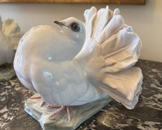 Porcelain Pigeon - 2 Available. Photo 2 of 2.