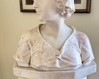 Woman's Bust, Alabaster.