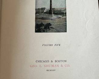 Set of 15 Leather Bound Books: John L. Stoddard's Lectures. Geo. L. Shuman & Co. Photo 4 of 4.