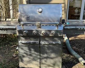 Weber Geneis Grill with Sear Burner.
