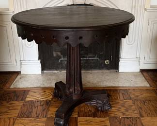 Antique Occasional Table. Paint For An Updated Look & Feel. Ask Us For Resources! Measures 30" D x 29" H. Photo 1 of 3.