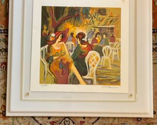 Isaac Maimon Signed and Numbered Serigraph.